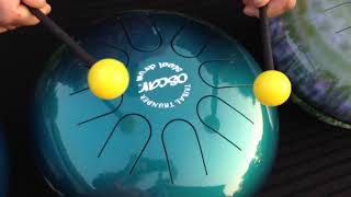 Ionian Scale - Oscar Steel Tongue Drum by Tribal Thunder