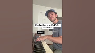 Modulating from Eb Major to D Major (improv)