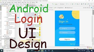 Android Login UI Design || Source Code Github screenshot 1