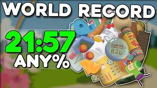Katamari Damacy Reroll Speedrun World Record in 21:57