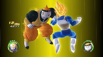 Dragon Ball Raging Blast 2 Vegeta Ssj vs Android 19 Battle Gameplay
