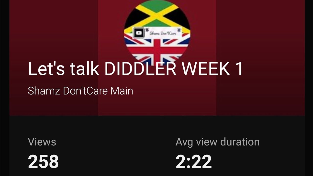 Let's talk DIDDLER WEEK 1 CONTINUED..IM AWAKE NOW - YouTube