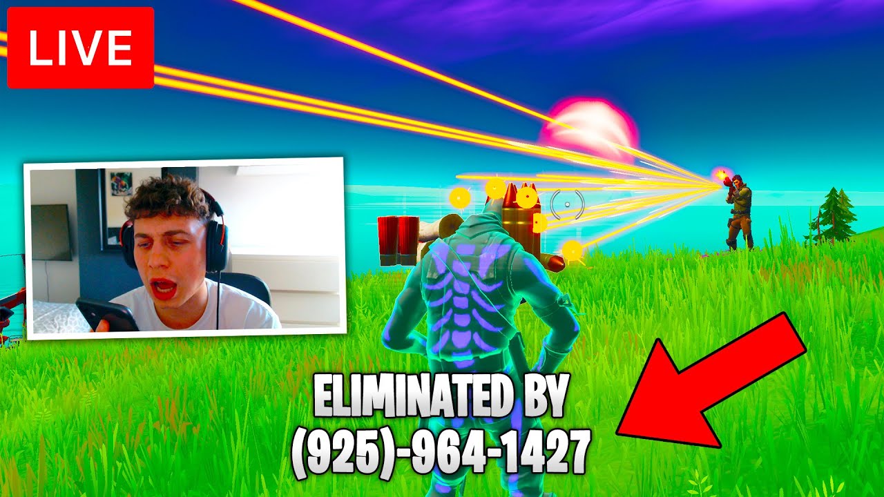 I Stream Sniped Until They Called My Phone Number YouTube