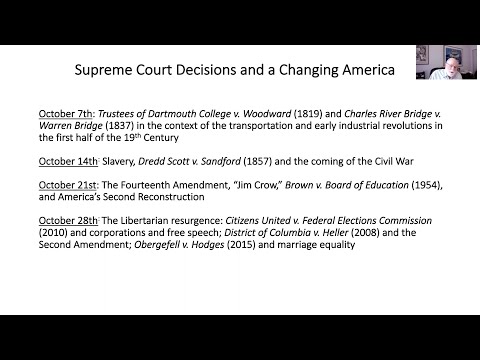 Supreme Court Decisions and a Changing America #1 2020