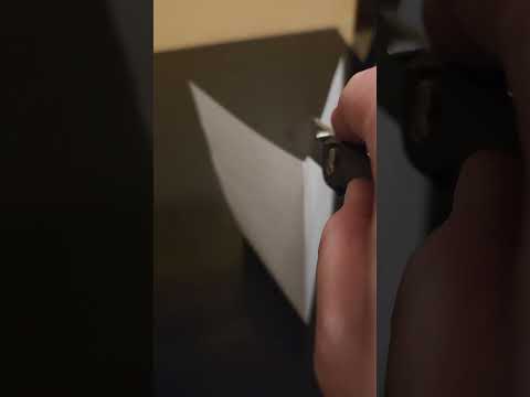 Vosteed Valkyrie Paper Cut Test