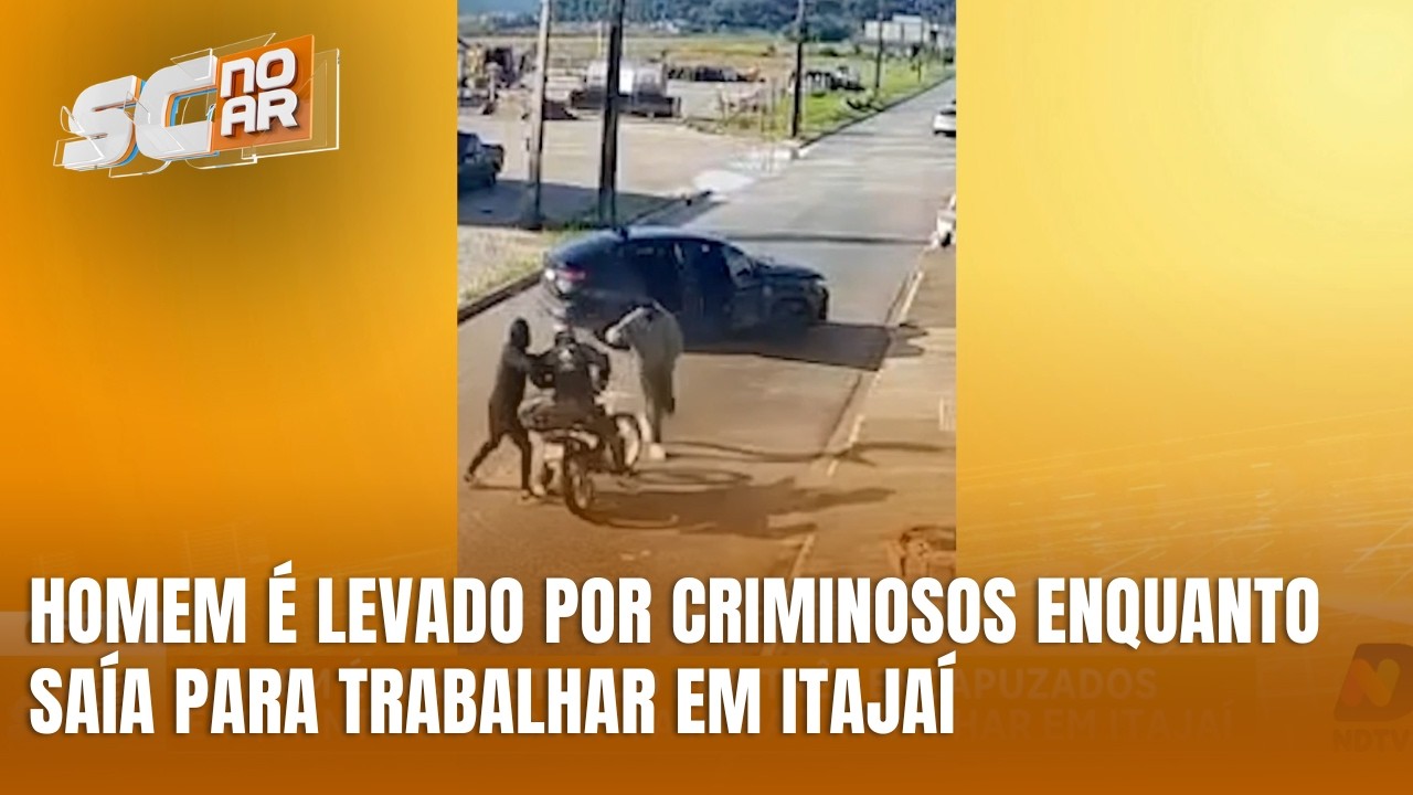 Homem é sequestrado ao sair de casa para trabalhar em Itajaí