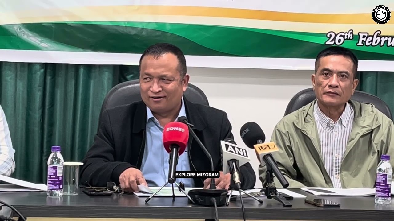 Rajya Sabha MP K Vena press conf.