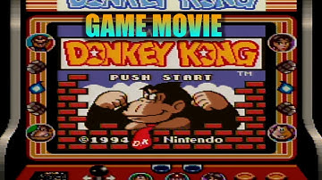 Donkey Kong: All Cutscenes | Full Game Movie (Game Boy)
