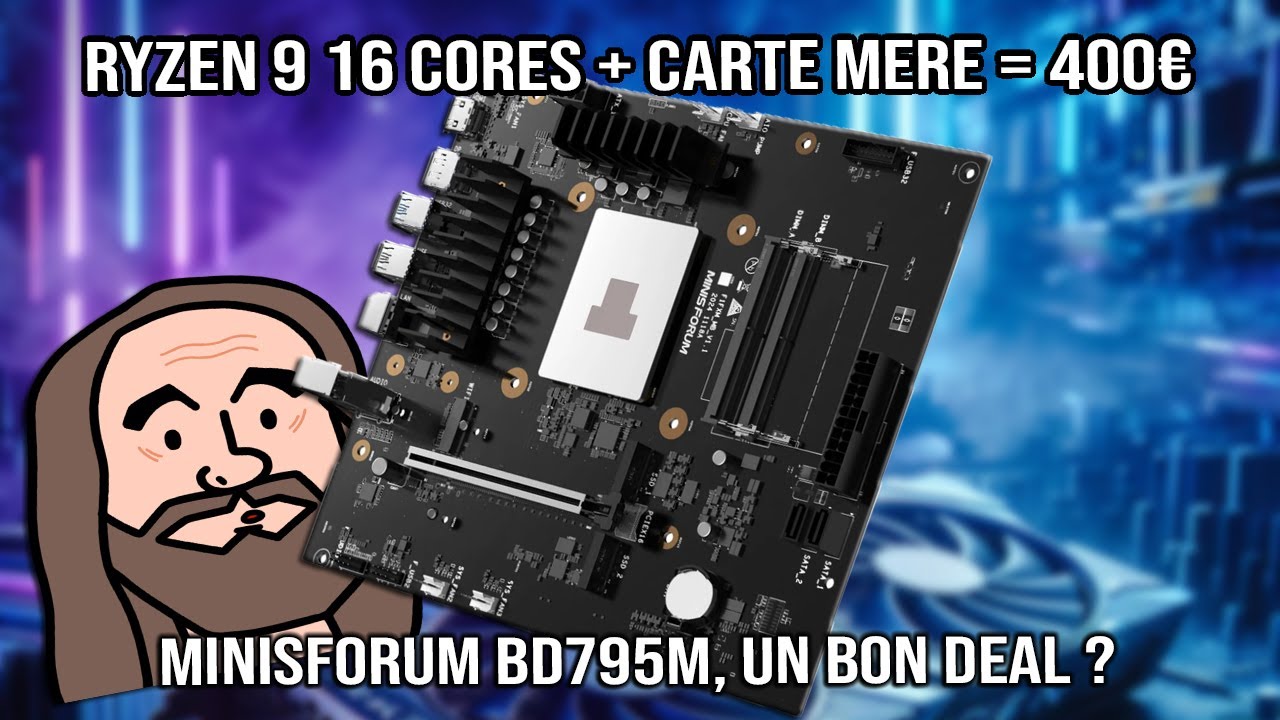 Minisforum BD795M - The Ryzen 9 + Motherboard Combo for €400 - YouTube
