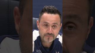 "I DON'T LIKE TO CHANGE TOO MANY PLAYERS!" Roberto De Zerbi on Mathys Tel