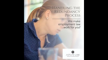 Handling the Redundancy Process