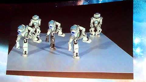 DEVOXX 2012 KEYNOTES - NAO ROBOTS DANCE