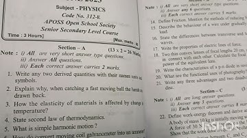 #aposs#open inter physics imp qurstions# imp questions open inter physics# open inter# physics#