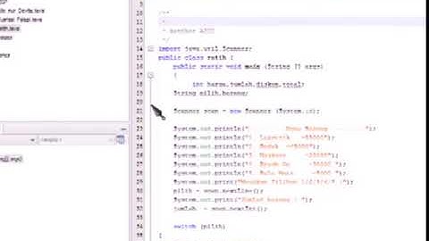 Tutorial percabangan (if,if-else,switch-case) Pada Java Netbeans dan Contoh Program