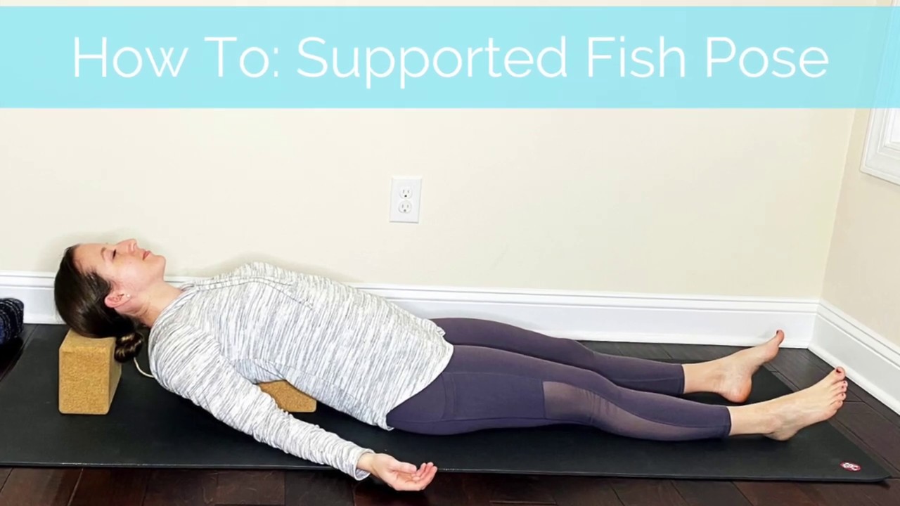 Line Art of Yoga in Fish Pose Graphic by littlebeeshop · Creative Fabrica