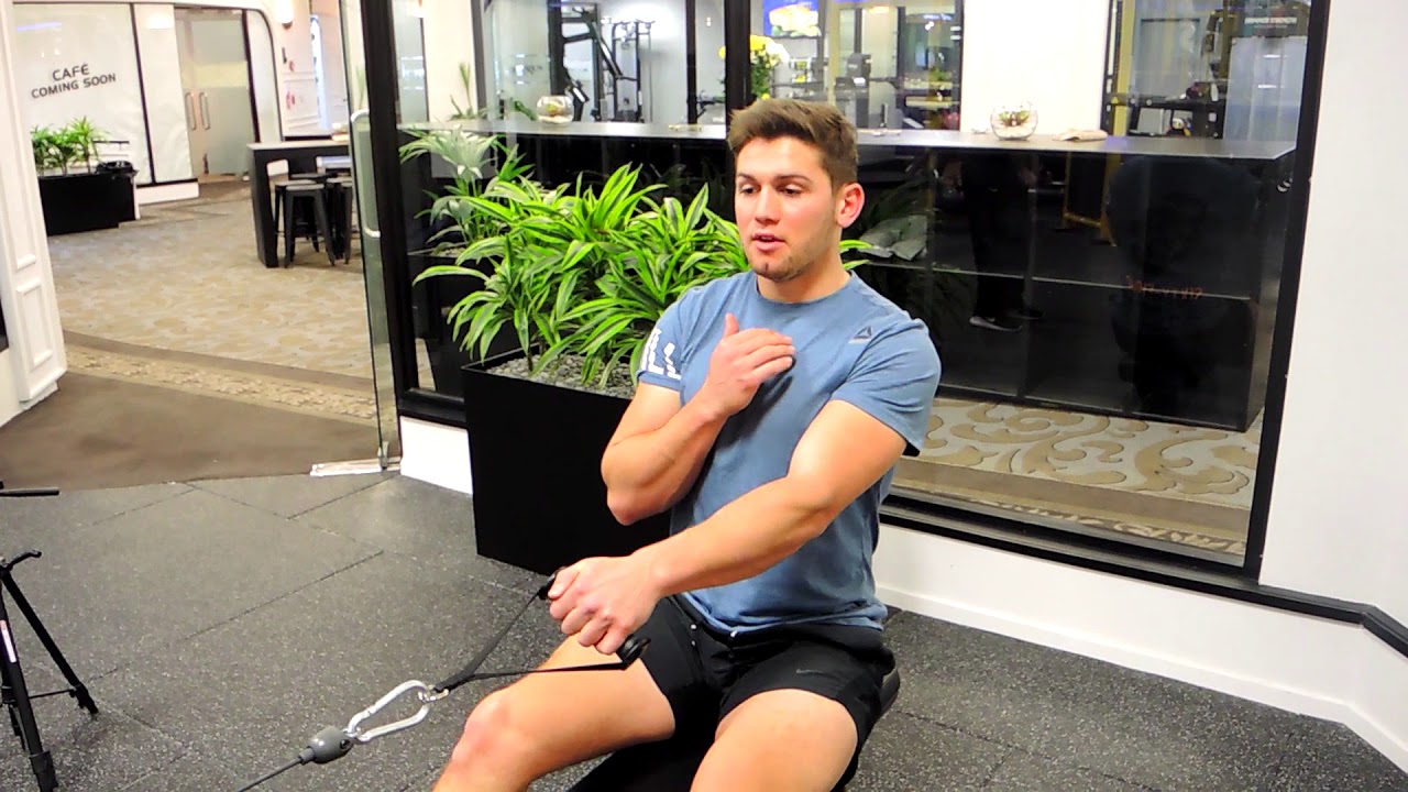 Single Arm Seated Cable Row - YouTube