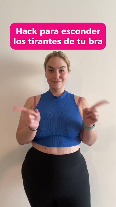 Truco para ocultar tirantes del brassiere 👙 El mejor hack para usar bra con tus prendas halter ⚡️