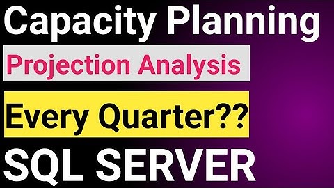 SQL Server Capacity Planing || SQL Server Backups file growth || SQL Server DB Files Growth |
