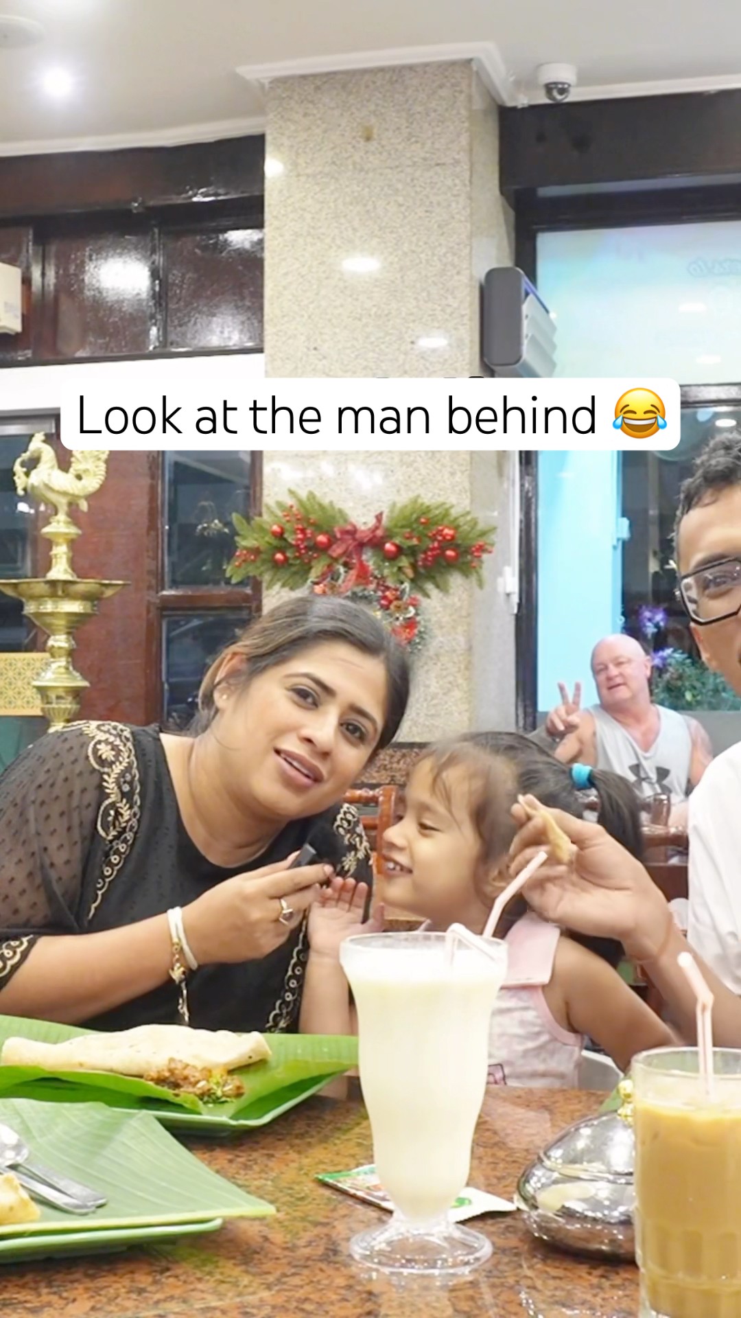 Funny Interaction in Singapore #bananaleafapolo #littleindiasingapore #Shorts