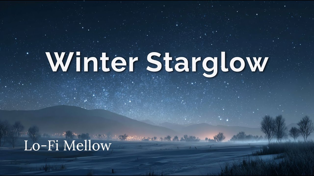 Lo-Fi Mellow – Winter Starglow | Calm Relaxing Background Music for Study & Focus