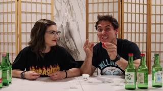 (SHE FORGOT WHAT WE WERE DOING!) KOREAN SOJU FLAVOR TESTING! screenshot 5