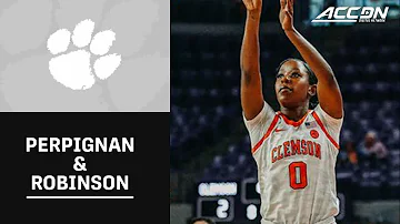 Clemson Seniors Brie Perpignan & Amari Robinson Come Up Big On Senior day