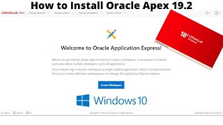 Oracle Apex Installation screenshot 5