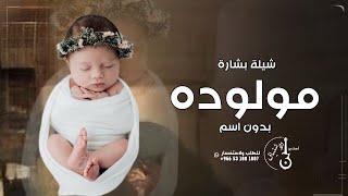 شيلة مولوده بدون اسم جديده 2024 البيت نور ست الزين | بشارة مولوده بدون اسماء حماسيه