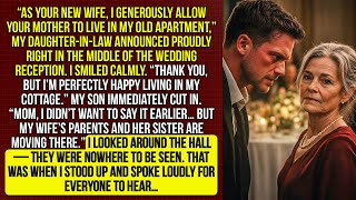 At The Wedding, I Learned My Daughter-in-law’s Family Was Moving Into My Home — And I Stood Up.