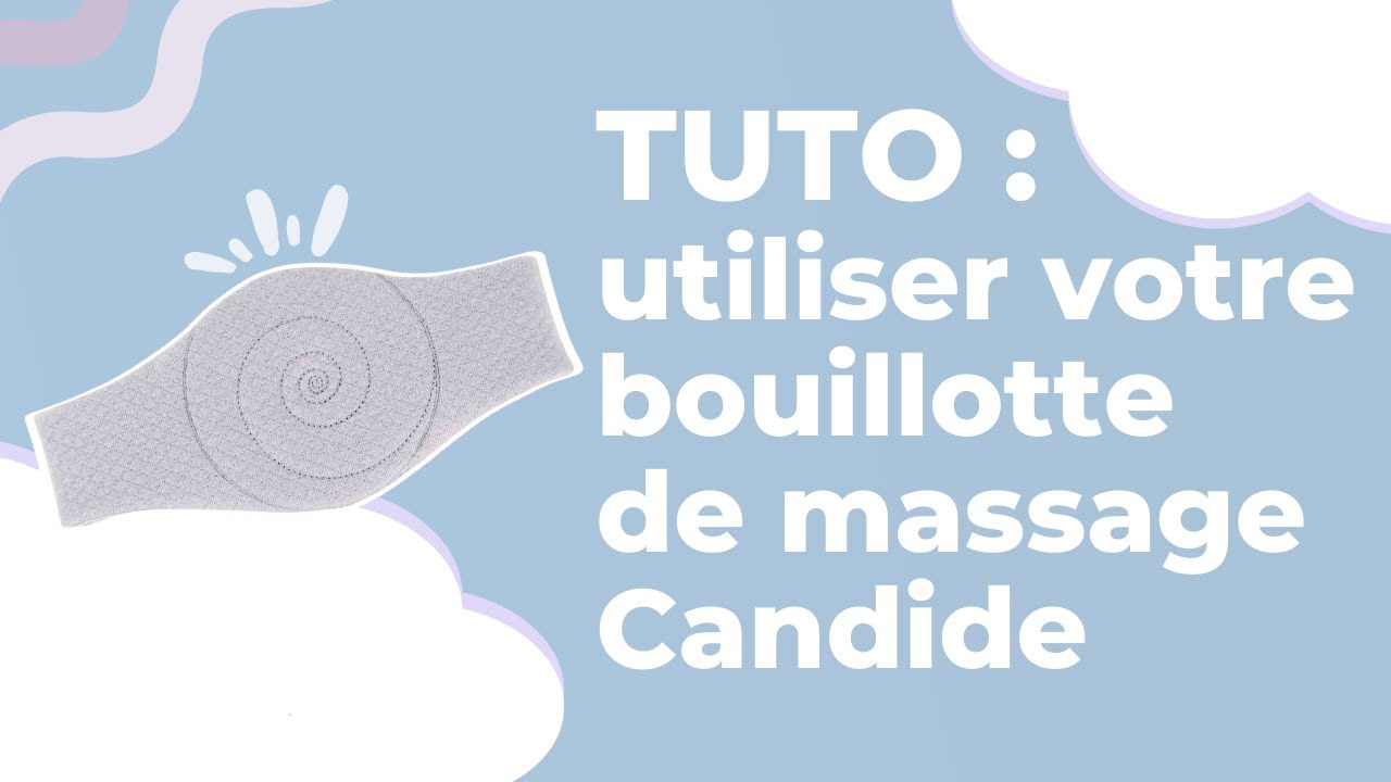 Mini bouillotte massage Gris de Candide, Cales-bébé : Aubert