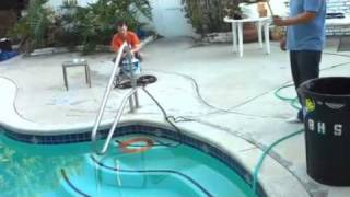 Setting the pool on fire test 1