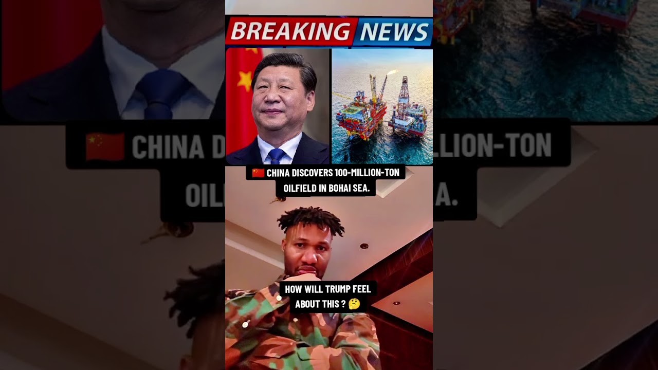 🇨🇳 China discovers 100-million-ton oilfield in Bohai Sea. 