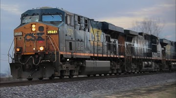 CSX M559 passes Anna at MP 105 with awesome K5LA!