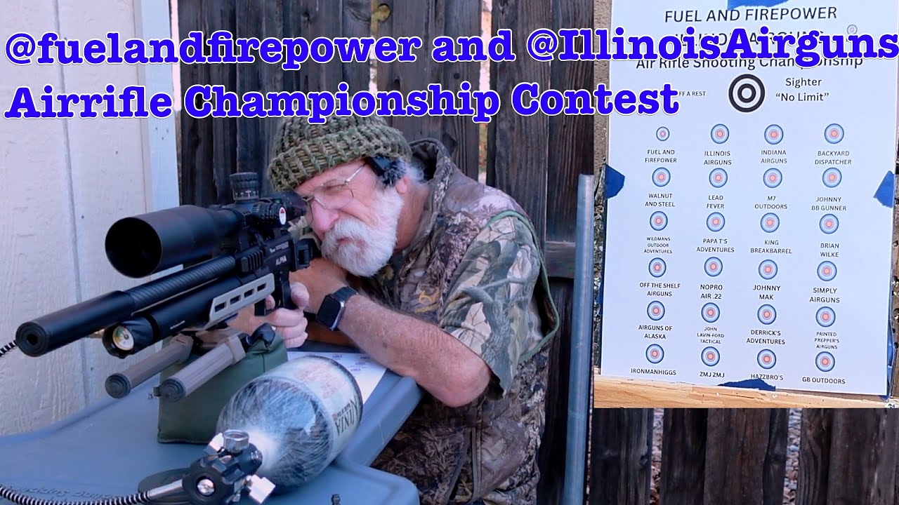 Чемпионат по стрельбе из пневматической винтовки @fuelandfirepower и @IllinoisAirguns