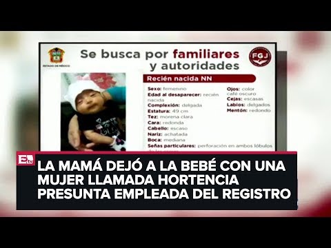 Roban a bebé del Registro Civil de Naucalpan