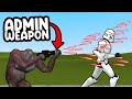 Monkeying Around With ADMIN WEAPON Goes Terribly Wrong - Gmod Star Wars RP Admin Trolling