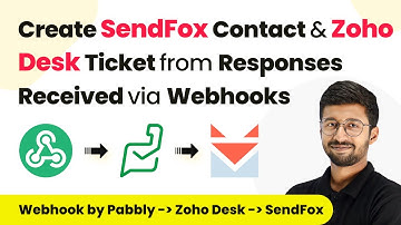 How to Create SendFox Contact and Zoho Desk Ticket from Responses Received via Webhooks