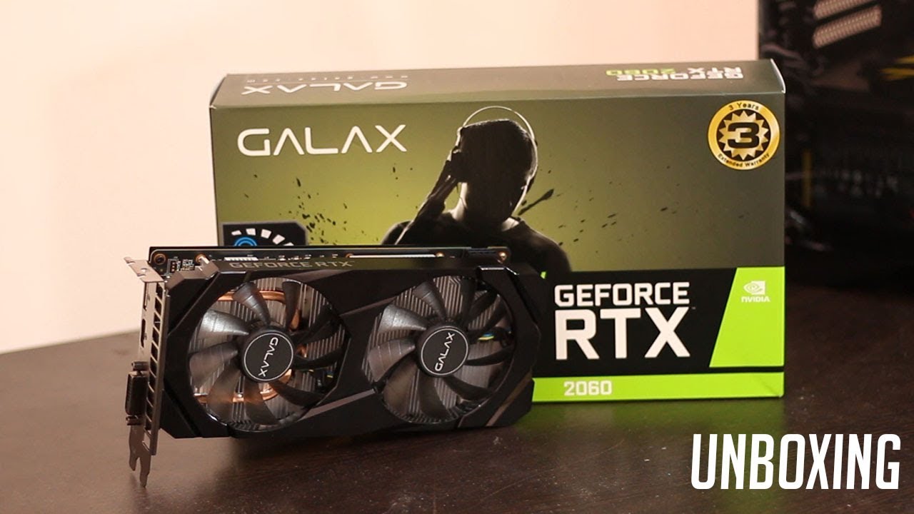 Galax RTX 2060 Unboxing, Overview & Installation!