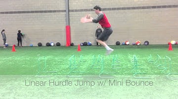 Linear Hurdle Jump w: Mini Bounce