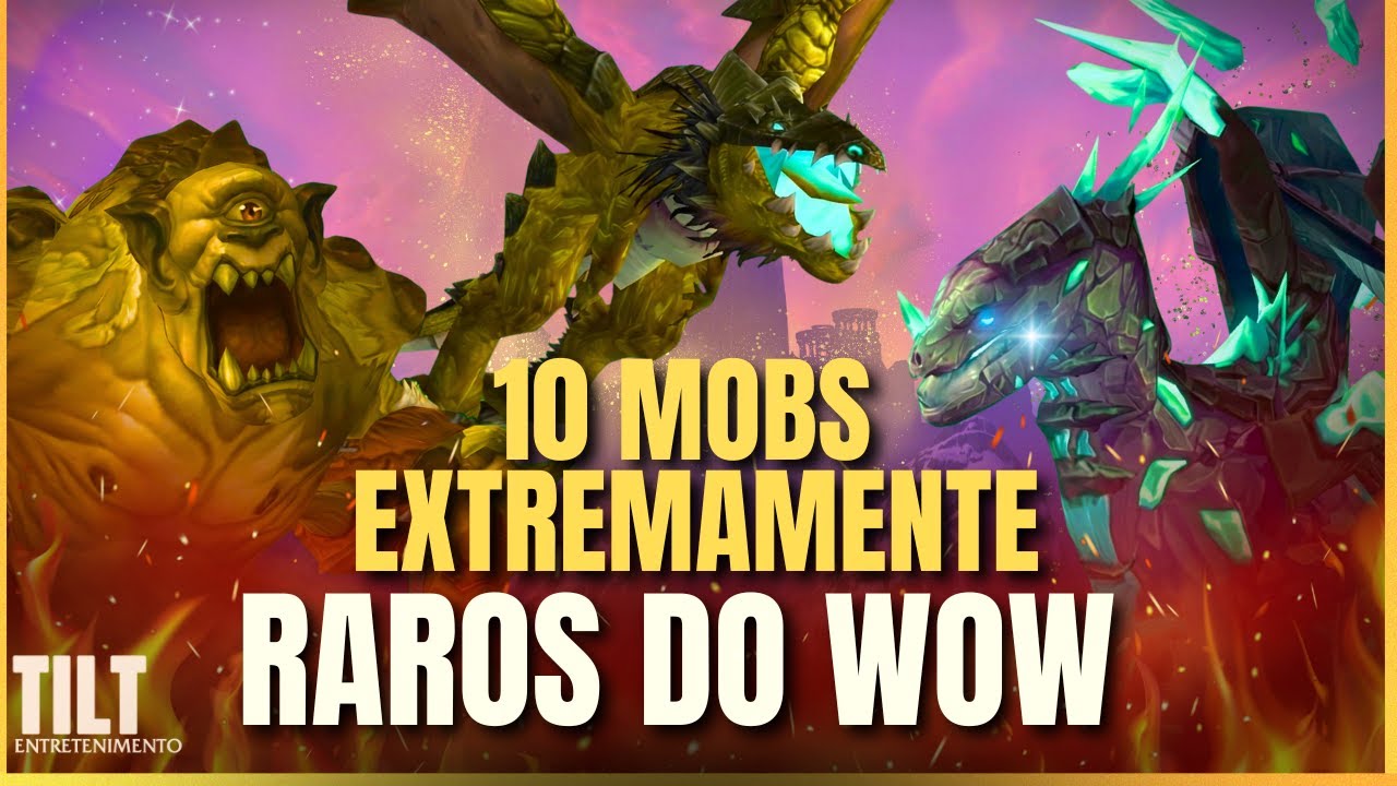 CRIATURAS EXTREMAMENTE RARAS EM WORLD OF WARCRAFT!