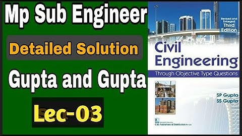 Gupta and Gupta detailed error free solution | Environmental Engineering | Promise batchs