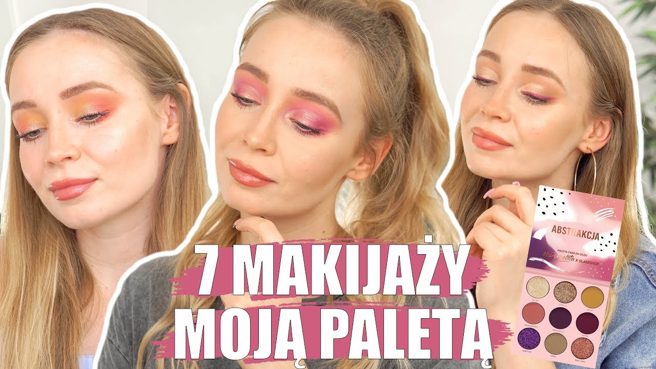 7 DZIENNYCH MAKIJAŻY PALETĄ ABSTRAKCJA | MSDONCELLITA X GLAMSHOP
