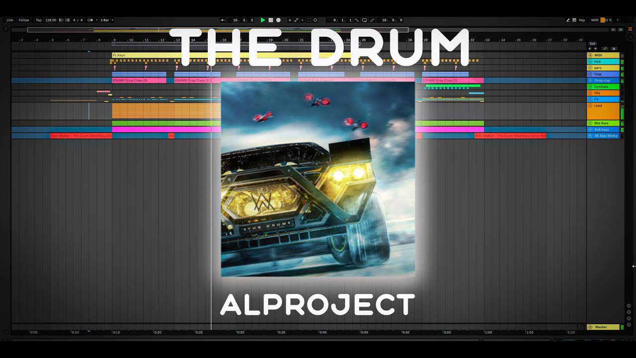 Alan Walker - The Drum (Bad Reputation remix) Remake - YouTube