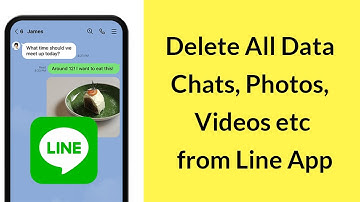 How to delete all data from chats, photos, videos, voice messages and other files in Line App?