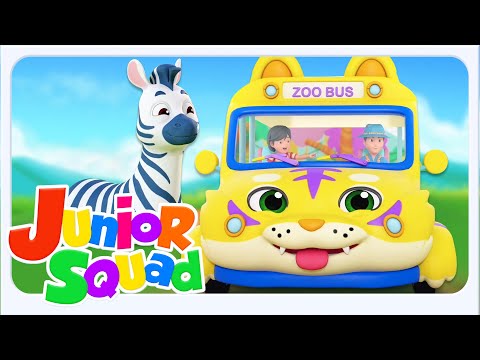 बस का चक्का घूमे गोल गोल, Wheels on The Bus Going To Zoo, Poem in Hindi and Kids Song