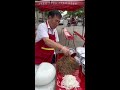Shanxi Wanrongronghe Town&#39;s special famous food [bean jelly] is a common local special food in the