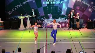 Julia Geishauser - Patrick Pfaller, DM 19, Rock´n´Roll, Finale, A-Klasse, Akrobatik