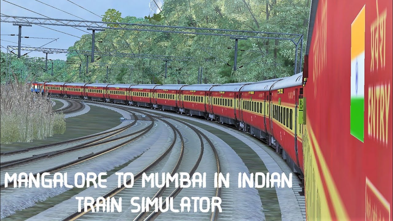Journey from Mangalore to Mumbai on board 12431/TVC Rajdhani in Indian Train Simulator 2018