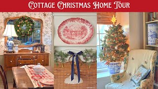 Cozy Vintage Cottage Christmas Home Tour ~ DIY and Shop with me!