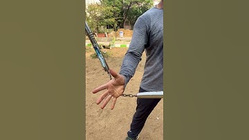 Nunchaku | Back to back wrist roll | Slow motion #shorts #stickmansilambam #nunchaku #karate
